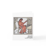 Santa Cecilia Santo Card