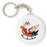 Santa Checking List keychains