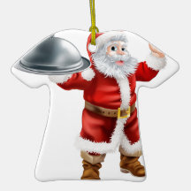 Santa Chef Christmas Tree Ornaments