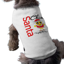 Santa Chick Naughty But Nice Doggie Tee Shirt