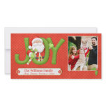 Santa Christmas Card with Photo photo cards
