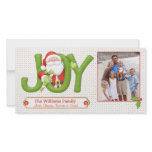 Santa Christmas Card with Photo photo cards