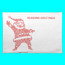 SANTA - CHRISTMAS PLACEMAT placemats