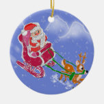 Santa Christmas Tree Ornament