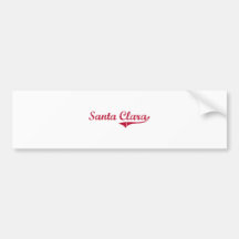 Santa Clara New Mexico Classic Design Bumper Stickers