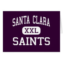 Santa Clara - Saints - High - Oxnard California Greeting Card