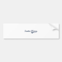 Santa Clara Utah Classic Design Bumper Stickers