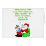 santa claus aliases cards