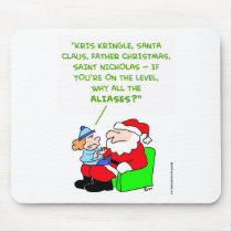 santa claus aliases mouse mats