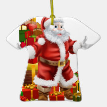 Santa Claus and Christmas Gifts Christmas Ornaments