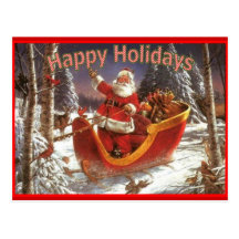 santa-claus-arrived post card