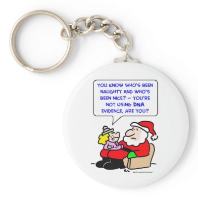 santa claus christmas dna evidence keychains by rexfmay