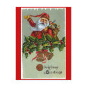 Santa Claus Christmas Greeting Postcard