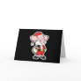 santa claus christmas pig greeting card