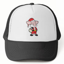 santa claus christmas pig hat