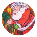 SANTA CLAUS, CHRISTMAS stickers