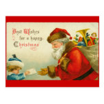 Santa Claus Christmas Vintage Style Post Cards