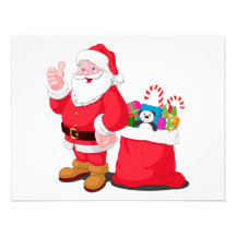 Santa Claus Custom Invitation