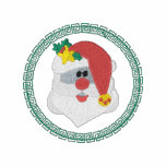 Santa Claus Embroidered Shirt embroidered shirts