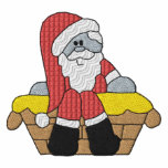 Santa Claus Embroidered Shirt embroidered shirts