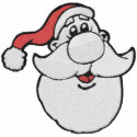 Santa Claus Face embroidered shirts