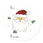 Santa Claus Gift Tags stickers