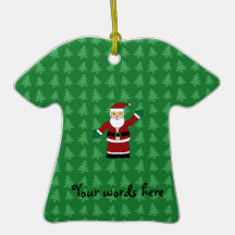 Santa claus gifts ornament