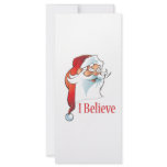 Santa Claus. I Believe. rack cards