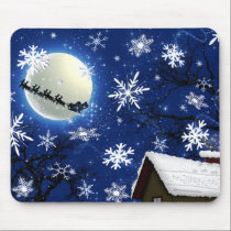 Santa Claus Is Coming To Town Mousepad mousepads