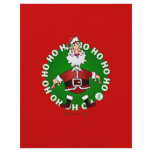 Santa Claus jumps 4 Christmas flyers