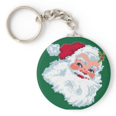 Santa Claus Key Chain by alitade