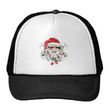 Santa Claus Mesh Hats