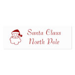 Santa Claus North Pole business cards