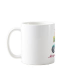 Santa Claus on Bicycle -custom txt- mugs