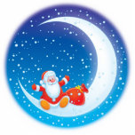 Santa Claus Ornament photo sculptures