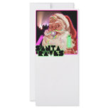 Santa Claus Rave shirt rack cards