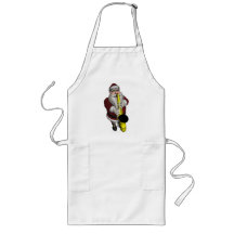Santa Claus Saxophone Player Aprons