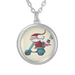 Santa Claus Scooterist Jewelry