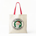 Santa Claus Stamp Holiday Bag