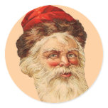 Santa Claus Round Sticker