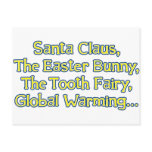 Santa Claus, The Easter Bunny, The Tooth Fairy, Gl postcards