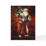Santa Claus Vintage Father Christmas Card