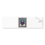 Santa Claus with Owl bumper stickers