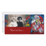 SANTA CLAUS WITH VIOLIN photo cards