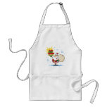 Santa Clause and presents christmas holiday aprons