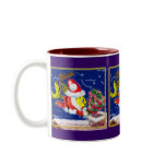 Santa Clause Fish - funny cute Christmas comics mugs