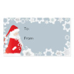 Santa Clause Gift Tags business cards
