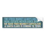 Santa Clause Is Coming To Town Bumper Sticker bumper stickers