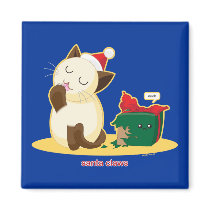 Santa Claws Fridge Magnets