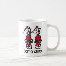 Santa Clods Coffee Mug